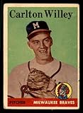 Baseball 1958#407 Carl Willey VG Very Good RC Rookie