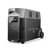 EF ECOFLOW Portable Power Station 3600Wh DELTA Pro, 120V AC Outlets x 5, 3600W, 2.7H Fast Charge, Lifepo4 Power Station, Solar Generator for Home Use, Power Outage, Camping, RV, Emergencies