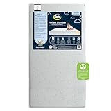 Serta Perfect Slumber Dual Sided Crib and Toddler Mattress - Waterproof - Hypoallergenic - Premium Sustainably Sourced Fiber Core -GREENGUARD Gold Certified (Non-Toxic) -7 Year Warranty - Made in USA