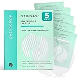 Patchology Eye Gels Patch (5 Pairs) - Natural Eye Patches for Puffy Eyes, Dark Circles and Eye Bags - Eye Mask Skincare for All Skin Types - Beauty & Personal Care Eye Patch