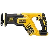 DEWALT 20V MAX* XR Reciprocating Saw, Compact, Tool Only (DCS367B), Black