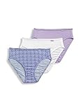 Jockey Underwear Women: Supersoft French Cut Underwear | Underwear Women Pack, 3 Pack, Crochet Tile/Soft Lilac/White, 7