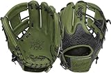 Rawlings | Heart of The Hide Baseball Glove | Right Hand Throw | 11.5' - Pro I-Web | Color Sync 8.0 - Military Green/Black