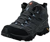 Merrell Women's Moab 2 Mid Waterproof Hiking Boot, Granite, 9.5 M US