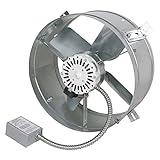 Cool Attic CX1500 Gable Mount Power Attic Ventilator with 2.6-Amp 60-Hz Motor and 14-Inch Blade