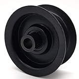 Terre Products, Flat Idler Pulley, Compatible with Lawn Mower Models Husqvarna, Craftsman, Replacement for 581420501