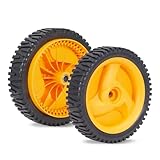 Lawn Mower Wheels Front Drive fit for Craftsman Husqvarna Lawn Mower Parts 194231X460 401274X460 583719501 2 Pack 8' X1-3/4 Wheel Self Propelled Replaces AYP Yellow