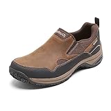 Dunham Men's Cloud Plus Slip On Sneaker, Brown Leather, 10.5 X-Wide