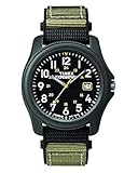 Timex Men's T42571 Expedition Camper Gray Nylon Strap Watch|Green|One Size