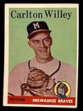 Baseball 1958#407 Carl Willey EX Excellent RC Rookie