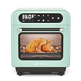 Secura Multifunction Air Fryer Steam Oven, 13 Quart Compact Oven with Convection Bake, Airfryer, Rapid Steam, Ferment, Dehydrator Combo, Nutritious & Delicious Food Steamer for Cooking (Mint Green)