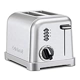 Cuisinart CPT-160 Metal Classic 2-Slice Toaster, Brushed Stainless