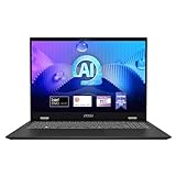 MSI Prestige 16 AI Evo Laptop: Intel Ultra 7-155H, 16' UHD+ OLED Display, 32GB DDR5, 2TB NVMe SSD, HDMI, SD Card Reader, Win 11 Pro: Stellar Gray B1MG-020US