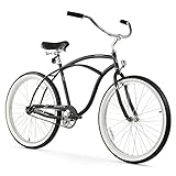 Firmstrong Urban Men's Beach Cruiser Bike, Single Speed Bicycle, 26 Inch Wheels, Matte Black