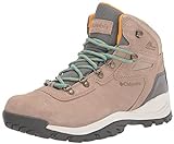Columbia Women’s Newton Ridge Plus Waterproof Amped Hiking Boot, Waterproof Leather, Oxford Tan/Dusty Green, 9.5
