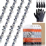 Savior 4Pack GTA 26 4 Inch Mini Saw Chain 1/4'LP .043' Gauge 28 Drive Link for Stihl GTA 26 Blade Pruner Mini 4 Inch Cordless Electric Portable Chainsaw 3670 005 0028 for Wood Branch Cutting