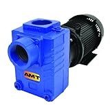 AMT Pump 2874-95 Self-Priming Centrifugal Pump, Cast Iron, 3 HP, 3 Phase, 208-230/460 V, Curve A, 3' NPT Female Suction & Discharge Ports