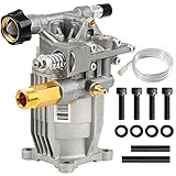 YAMATIC 3/4' Shaft Horizontal Pressure Washer Pump 3400 PSI @ 2.5 GPM Replacement Pump for Power Washer Compatible with Homelite, Troybilt, Simpson, Karcher Honda GC160 GC190 AR rmv 2.5g30 and More