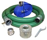 Abbott Rubber X1240-KIT-4000-1147-CN Water Pump Hose Kit, Includes 4-Inch Suction and Discharge Hose