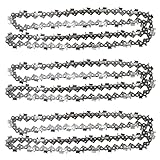 Anxingo 3 Pack 20' Chainsaw Chain 325' Pitch 058 Gauge 76DL Replacement for Blue Max 53543 8901 8902 Replacement for Husqvarna Stihl Poulan Craftsman Chainsaws
