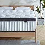 Tegeniss Queen Mattress, 14 Inch Innerspring Hybrid Mattress in a Box with Gel Memory Foam, Individually Wrapped Encased Coil Pocket Spring Mattress, Pressure Relief, Medium Firm Support, 60'*80'*14'