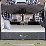 GhostBed 10' Short Queen RV Mattress - Cool Gel Memory Foam & Hybrid Coils, Low Profile, Medium Feel, Made in USA - Short Queen Mattress for RV Camper, RV Queen Size Mattresses