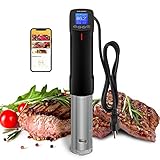 Inkbird WIFI Sous Vide Machine ISV-100W| 1000 Watts Sous-Vide Cooker Immersion Circulator with 14 Preset Recipes on APP and Thermal Immersion, Fast-Heating with Timer |Best Day Gift