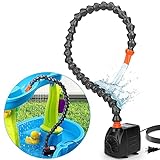 Water Table Pump, Pump and Splash Shady Oasis, Summer Outdoor Splash Table Toys for Kids, Water Table Accessories