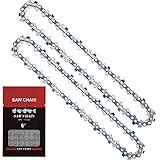 Saker 6 Inch Mini Chainsaw Chain Replacement, 2 Pcs Chains for Saker Portable Electric Chainsaw Cordless, Wear-resistant and Durable, Fast and Smooth Sawing Chains for Pruning Shears and Wood Cutting