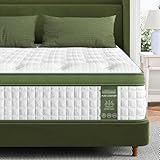 Queen Mattress, 14 Inch Deluxe Hybrid Mattress In a Box with Gel Memory Foam, Fiberglass-Free Medium Firm Queen Size Mattress, Individual Pocket Spring for Motion Isolation, Edge Support, CertiPUR-US