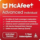 McAfee+ Advanced Individual 2024 | Unlimited Devices | Advanced Identity and Privacy Protection | 1 Year Subscription | Download