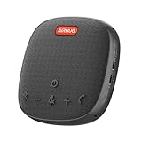 AIRHUG Conference Speaker and Microphone, Bluetooth Speakerphone with 360° Voice Pickup, Advanced Noise Reduction, USB-C Plug & Play, Compatible with Zoom and MS Team