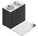 Kedudes Self Adhesive Magnetic Business Cards 100 Pack, Peel and Stick Magnet Stickers, Value Pack of 100 | Great Promotional Product & Business Supplies | for Business Students, Professionals, Adults