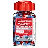 Rite Aid Extra Strength 500mg Acetaminophen Rapid Release Gelcaps - 150 Count | Joint, Muscle, Arthritis, Back Pain Relief