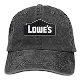 Lowe'S Classic Cowboy Hat Adjustable Baseball Cap Unisex Casual Sports Hat Black