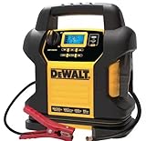 DEWALT DXAEJ14-Type2 Digital Portable Power Station Jump Starter - 1600 Peak Amps with 120 PSI Compressor, AC Charging Cube, 15W USB-A and 25W USB-C power for Electronic Devices