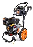 WEN PW3100 3100 PSI 2.5 GPM 208cc Gas Pressure Washer, CARB Compliant