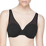 ThirdLove Organic Cloud Cotton Full Coverage Bra, High Support, Soft Bra, Breathable with Spandex for Stretch, Bras for Women Black