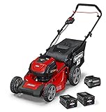 Snapper XD 82V MAX Cordless Electric 19' Push Lawn Mower, Includes Kit of 2 2.0 Batteries and Rapid Charger