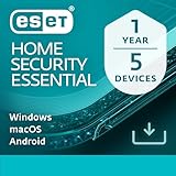 ESET Home Security Essential | Antivirus | 2024 Edition | 5 Devices | 1 Year | Parental Control | Privacy | IOT Protection | Ransomware | Digital Download [PC/Mac/Android]