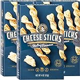 John Wm. Macy's CheeseSticks | Melting Parmesan | Twice Baked Sourdough Crackers Made with 100% Real Aged Cheese, Non GMO, Nothing Artificial | 4 OZ. (3 Pack)