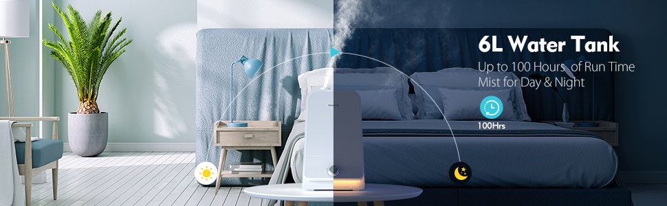 Cool Mist Humidifier 6l