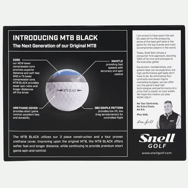 Black Friday Snell Golf Balls Details