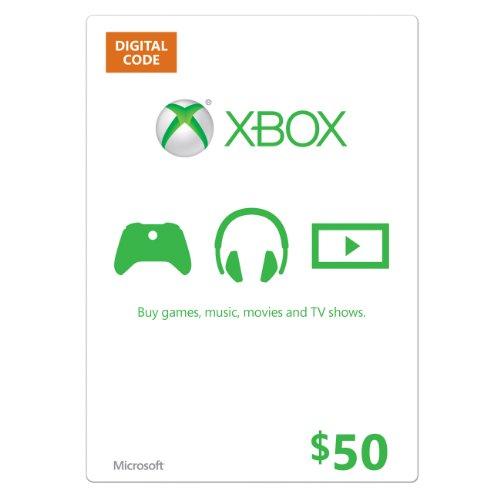 $50 Xbox Gift Card [digital Code]