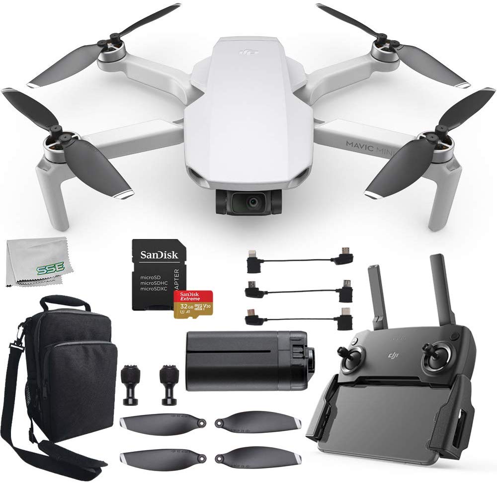 Black Friday Dji Mavic Mini Portable Drone Quadcopter Must Have Bundle