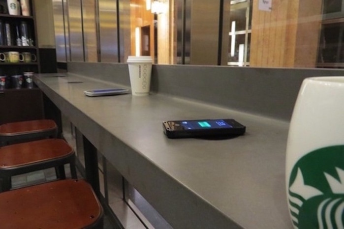 Black Friday Wireless Charger Sample (power Mat At Starbucks)