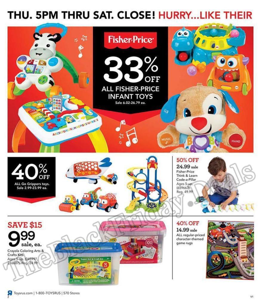 Toys R Us Black Friday Flyer Ads Page