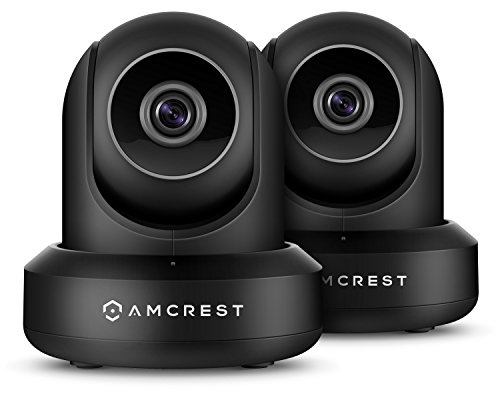 Amcrest 2 Pack Prohd 1080p Wifi Camera 2mp (1920tvl) Indoor Pan/tilt Security Wireless Ip Camera 2pack Ip2m 841b (black)