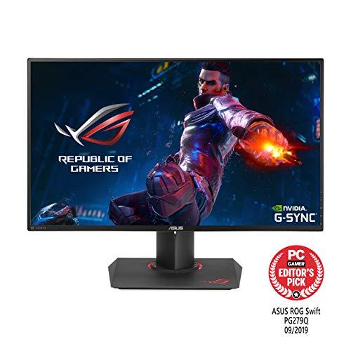 Asus Rog Pg279q 27" Gaming Monitor Wqhd 1440p Ips 165hz Displayport Adjustable Ergonomic Eyecare G Sync