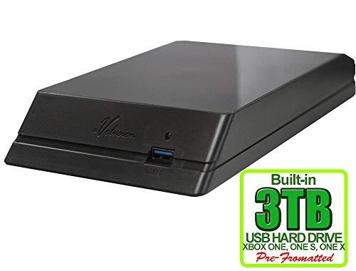 Avolusion Hddgear 3tb (3000gb) Usb 3.0 External Xbox Gaming Hard Drive (designed For Xbox One, Pre Formatted) 2 Year Warranty (renewed)